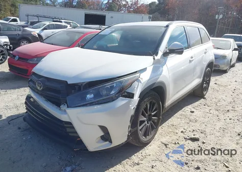 2019 Toyota Highlander Se from USA, damaged, VIN 5TDKZRFH3KS565438